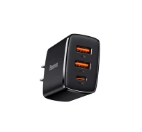 Củ sạc Baseus Compact 3 cổng 2 x USB-A + USB-C - 30W