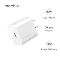 Cốc sạc nhanh Mophie 20W Type-C PD Qua Sử Dụng