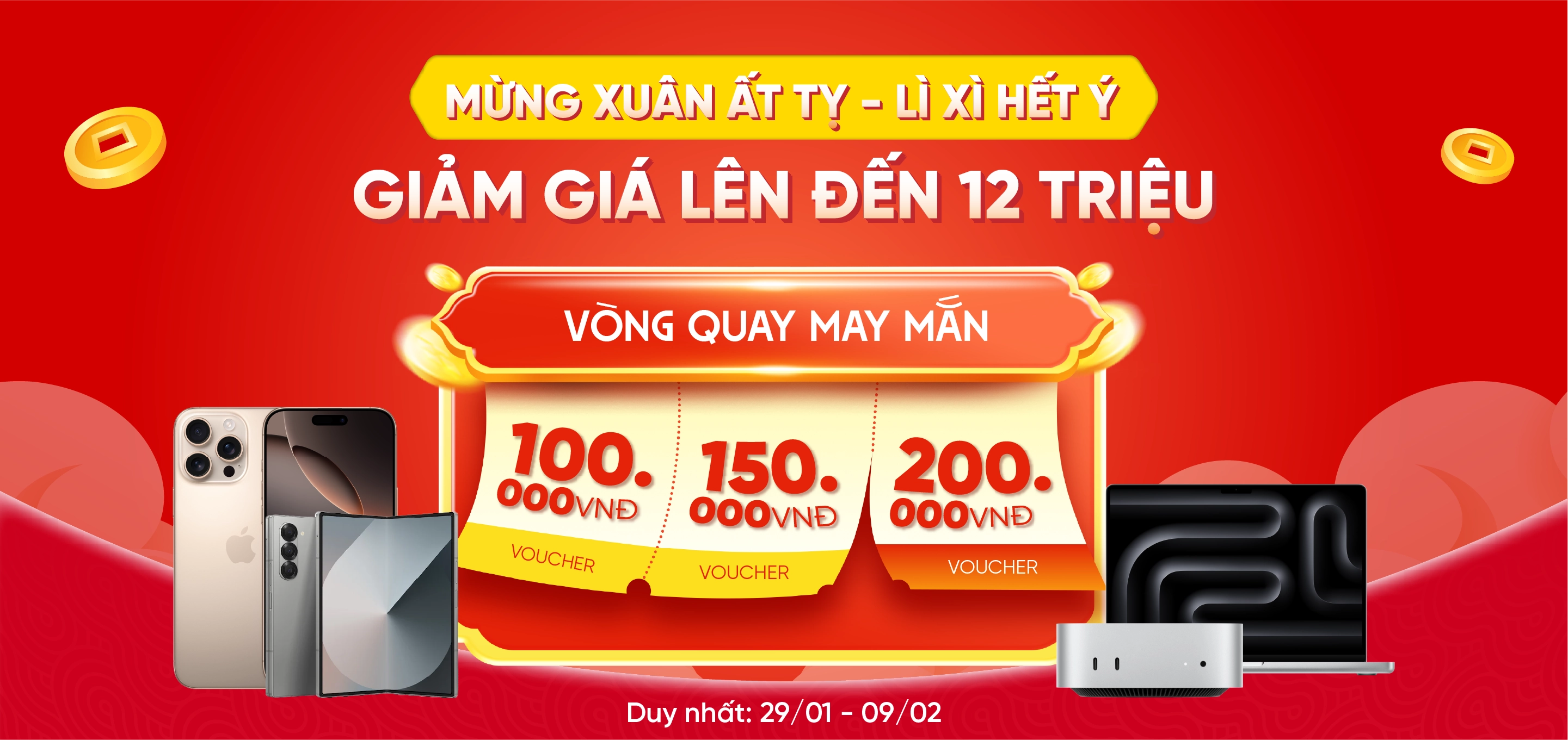 MỪNG XUÂN ẤT TỴ - LÌ XÌ HẾT Ý 